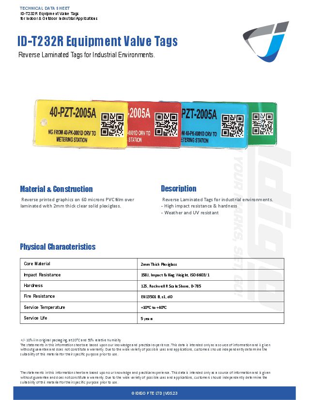 ID-T232R Datasheet, front page image